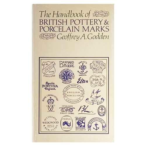 Обложка книги The Handbook of BRITISH POTTERY & PORCELAIN MARKS